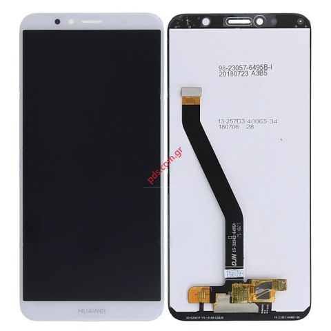 Οθόνη σετ LCD (OEM) Huawei Y6 PRIME (2018) ATU-L31 White σε λευκό χρώμα NO FRAME 