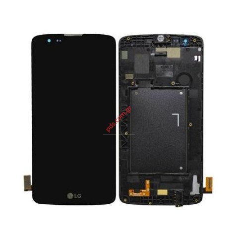 Set LCD (OEM) LG K350 K8 2017 Black σε μαύρο χρώμα Touch screen LCD display with frame  Set LCD (OEM) LG K350 K8 2017 Black σε μαύρο χρώμα Touch screen LCD display with frame
