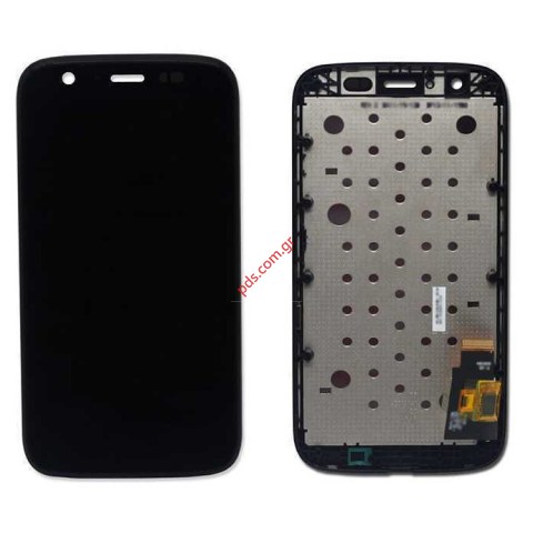 Complete set LCD (OEM) Moto G LTE XT1039, XT1042, XT1040, XT1045 with frame black
