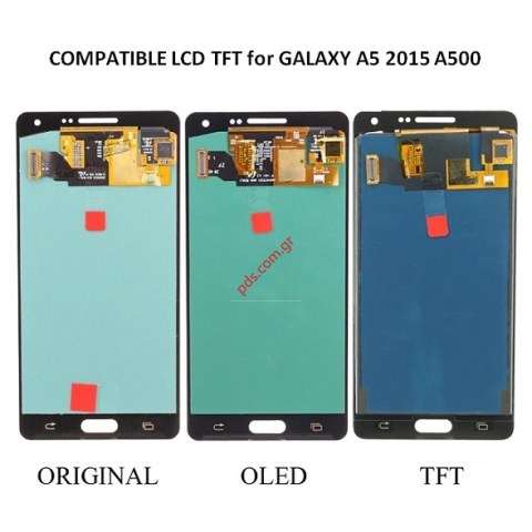 Οθόνη σετ LCD OEM Samsung SM-A500F Galaxy A5 2015 Black σε μαύρο χρώμα (ΜΟΝΟ ΚΑΤΟΠΙΝ ΠΑΡΑΓΓΕΛΙΑΣ ΚΑΙ ΑΝΑΜΟΝΗΣ 15-30 ΗΜΕΡΕΣ) 