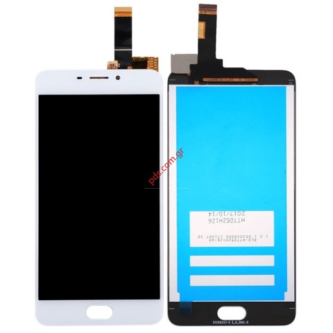 Οθόνη σετ LCD (OEM) White Meizu M6 5.2 inch M711H σε λευκό χρώμα Display Touch Screen Digitizer
