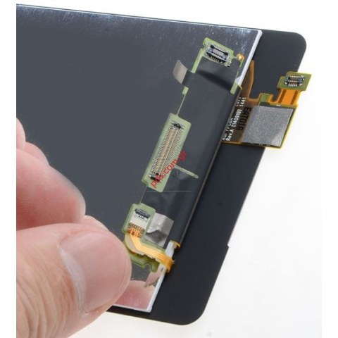 Set LCD (OEM) White Sony Xperia Z5 E6603, E6653 with Glass touch screen digitizer and display.
