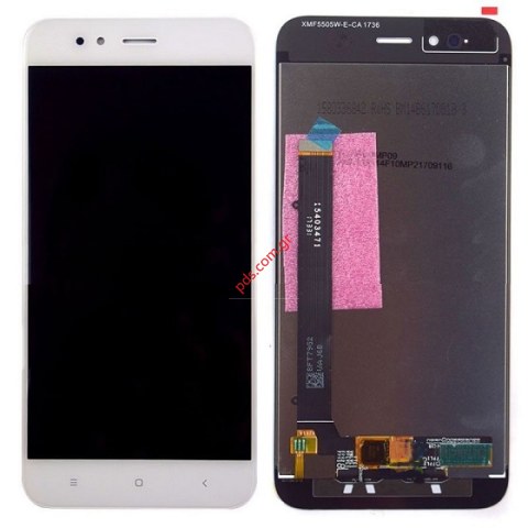 Οθόνη σετ LCD (OEM) White XIAOMI MI A1/5X (without frame) σε λευκό χρώμα Οθόνη σετ LCD (OEM) White XIAOMI MI A1/5X (without frame) σε λευκό χρώμα