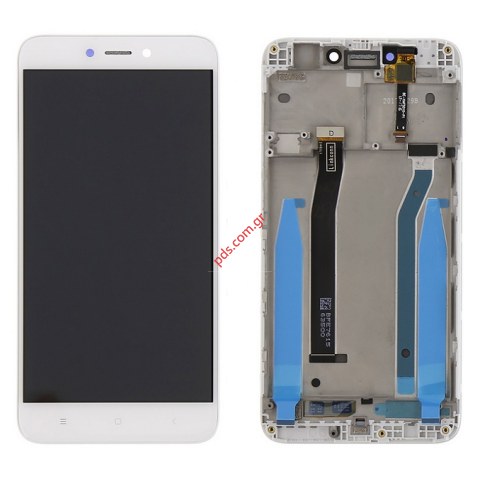 Οθόνη σετ LCD (OEM) White Xiaomi Redmi 4X 5 inch W/Frame σε λευκό χρώμα  Οθόνη σετ LCD (OEM) White Xiaomi Redmi 4X 5 inch W/Frame σε λευκό χρώμα