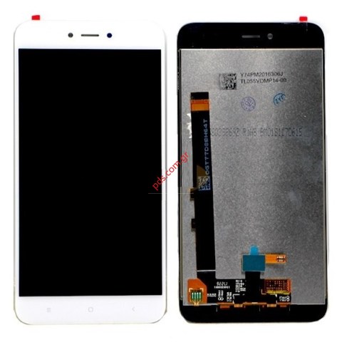 Οθόνη σετ  LCD (OEM) White Xiaomi Redmi Note 5A (Global) σε λευκό χρώμα Touch screen with digitizer Οθόνη σετ  LCD (OEM) White Xiaomi Redmi Note 5A (Global) σε λευκό χρώμα Touch screen with digitizer