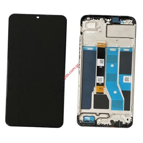 Οθόνη σετ LCD Realme C53 (RMX-3760) 2023 Black OEM Display Touch screen with digitizer with frame Bulk