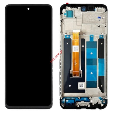Οθόνη σετ LCD Realme C55 (RMX-3710) 2023 Black OEM Display Touch screen with digitizer W/Frame Bulk