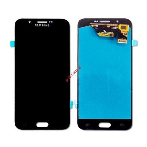 Οθόνη set LCD Samsung A800F Galaxy A8 Black σε μαύρο χρώμα (NOT FOR EUROPE) DELIVERY IN 20~30 DAYS