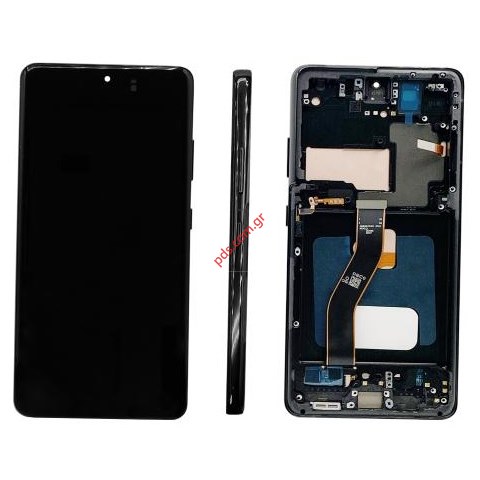 Οθόνη σετ LCD Samsung Galaxy S21 ULTRA (SM-G998B) Black Frame Display AMOLED with Touch Screen Digitizer σε μαύρο χρώμα Box Οθόνη σετ LCD Samsung Galaxy S21 ULTRA (SM-G998B) Black Frame Display AMOLED with Touch Screen Digitizer σε μαύρο χρώμα Box