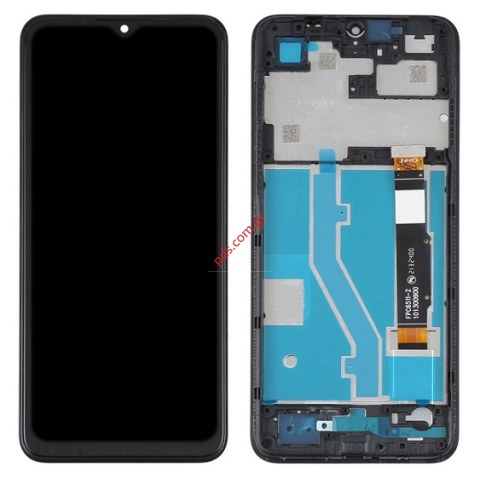 Οθόνη σετ LCD TCL 30 SE (2022) 6165H 2022 6.52 inch Display Black Touch screen with digitizer with FRAME OEM Blister