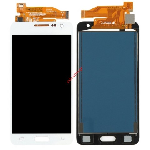 Οθόνη σετ LCD TFT Samsung Galaxy A3, A300F, A300FU White Display + touch screen digitizer assembly (TFT Material) σε λευκό χρώμα.