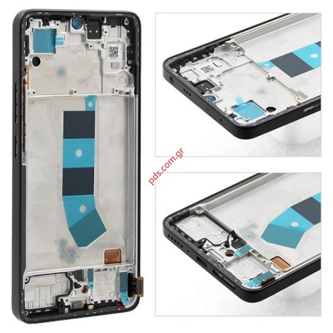 Set LCD Xiaomi Redmi Note 13 4G (23129RAA4G) 2024 Black Display AMOLED OEM with touch screen and digitizer (W FRAME)