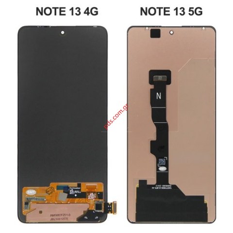 Set LCD Xiaomi Redmi Note 13 4G (23129RAA4G) 2024 NO FRAME Display INCELL Touch screen with digitizer Bulk
