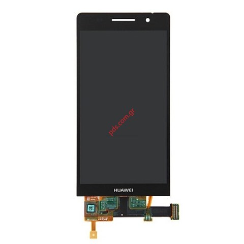 LCD set (OEM) Huawei Ascend P6 Display with Touch digitizer Black.