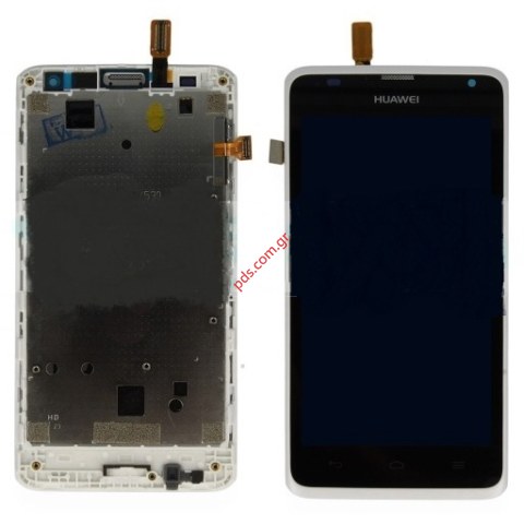 Complete set Display (OEM) Huawei Ascend Y530 LCD White 
