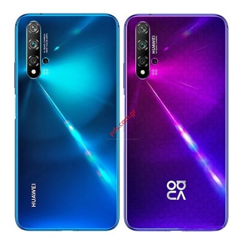 Οθόνη σετ OEM Huawei Nova 5T (YAL-L21) Purple για το Μωβ χρώμα Front Cover + Display + Touch Unit (WITH FRAME) NO BATTERY
