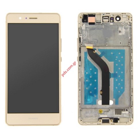 Οθόνη σετ (OEM) Huawei P9 Lite Gold (VNS-L21) 2016 σε χρυσό χρώμα Front cover with Touch screen digitizer and Display. Οθόνη σετ (OEM) Huawei P9 Lite Gold (VNS-L21) 2016 σε χρυσό χρώμα Front cover with Touch screen digitizer and Display.