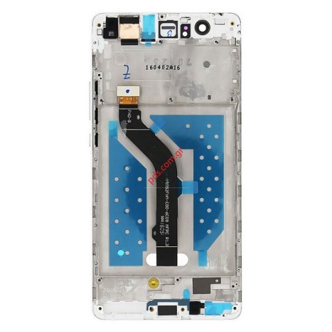 Set LCD (OEM) Huawei P9 Lite White Front cover with Touch screen digitizer and Display.