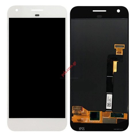Οθόνη σετ (ΟΕΜ) LCD Google Pixel (G-2PW2100) White Display Touchscreen Digitizer σε λευκό χρώμα.