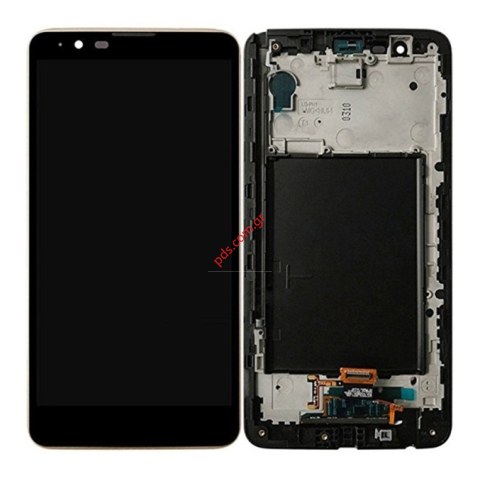 Set LCD (OEM) LG K520 Stylus 2 Black W/FRAME Brown (Screen LCD display touch screen digitizer) Set LCD (OEM) LG K520 Stylus 2 Black W/FRAME Brown (Screen LCD display touch screen digitizer)