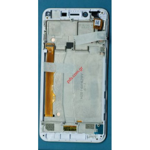 Set LCD Display White Lenovo Vibe K5 A6020 (A40) with frame.
