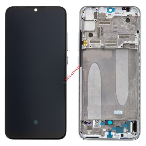 Set (OEM) Xiaomi MI A3 AMOLED 6.09 inch White Silver Frame Display Touch screen digitizer (W/FRAME) Set (OEM) Xiaomi MI A3 AMOLED 6.09 inch White Silver Frame Display Touch screen digitizer (W/FRAME)