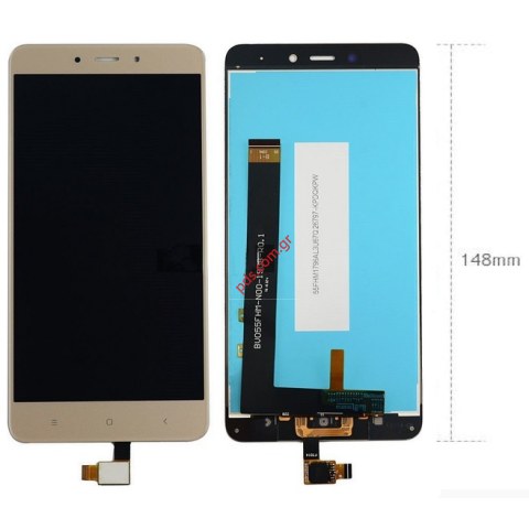Οθόνη σετ (OEM) Xiaomi Redmi Note 4 (5.5) Gold 148mm Display + Touch screen digitizer σε χρυσό χρώμα (MEDIATEK) Οθόνη σετ (OEM) Xiaomi Redmi Note 4 (5.5) Gold 148mm Display + Touch screen digitizer σε χρυσό χρώμα (MEDIATEK)