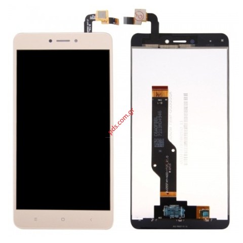 Οθόνη σετ (OEM) Xiaomi Redmi Note 4X (5.5) Gold Display + Touch screen digitizer σε χρυσό χρώμα (ANGLE V2 VERSION) SNAPDRAGON Οθόνη σετ (OEM) Xiaomi Redmi Note 4X (5.5) Gold Display + Touch screen digitizer σε χρυσό χρώμα (ANGLE V2 VERSION) SNAPDRAGON
