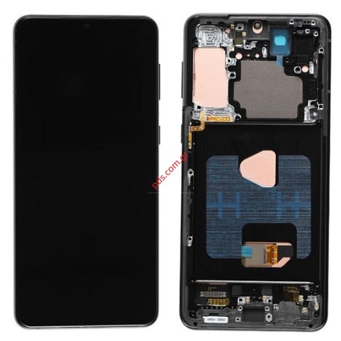 Οθόνη σετ Samsung Galaxy S21 PLUS SM-G996B Black W/Frame LCD Display OLED Touch screen with Digitizer Bulk Οθόνη σετ Samsung Galaxy S21 PLUS SM-G996B Black W/Frame LCD Display OLED Touch screen with Digitizer Bulk