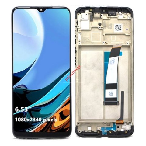 Οθόνη σετ Xiaomi Redmi 9T (2021) Black ΟΕΜ Display IPS Touch screen W Digitizer W/FRAME σε μαύρο χρώμα Box Οθόνη σετ Xiaomi Redmi 9T (2021) Black ΟΕΜ Display IPS Touch screen W Digitizer W/FRAME σε μαύρο χρώμα Box