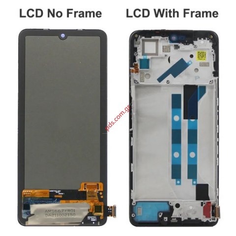Set LCD Xiaomi Redmi Note 12 Pro 4G (2209116AG) Display OLED Touch screen with digitizer Bulk