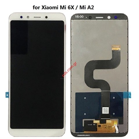 Σετ οθόνη LCD (OEM) White Xiaomi Mi A2 (5.99inch) Global version Touch Screen Digitizer σε λευκό χρώμα Σετ οθόνη LCD (OEM) White Xiaomi Mi A2 (5.99inch) Global version Touch Screen Digitizer σε λευκό χρώμα