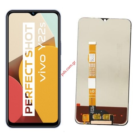 Οθόνη για VIVO Y22s (V2206) 2022 Black LCD Display OEM Touch screen with digitizer Bulk 