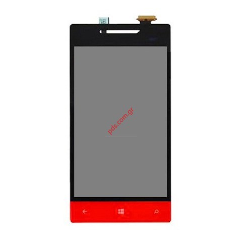 Σετ οθόνης LCD Display HTC 8S (OEM) Red C620e σε κόκκινο χρώμα