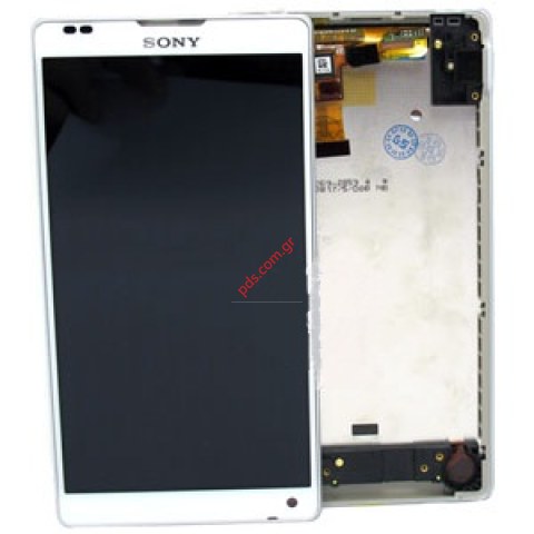 Set LCD with Touch Digitazer (OEM) SONY Xperia ZL White (C6502) L35h 