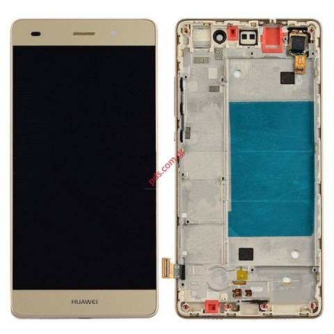 Σετ οθόνης (OEM) LCD LCD Huawei P8 Lite Gold (Front cover+Touch Screen + Display Glass) σε χρυσό χρώμα. Σετ οθόνης (OEM) LCD LCD Huawei P8 Lite Gold (Front cover+Touch Screen + Display Glass) σε χρυσό χρώμα.