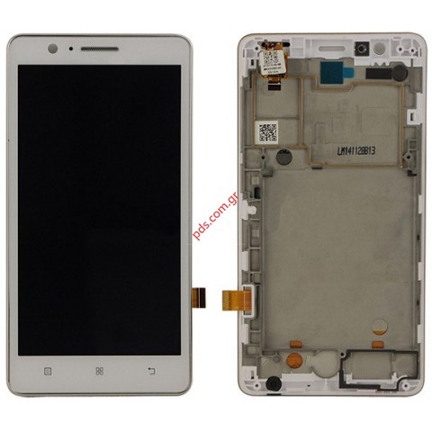 Complete set LCD Display (OEM) Lenovo A536 White with front cover and touch screen digitizer  Complete set LCD Display (OEM) Lenovo A536 White with front cover and touch screen digitizer