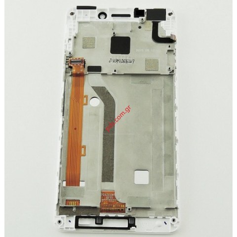 Complete set LCD (OEM) Lenovo Vibe P1m White Front cover with touch screen digitizer and display
