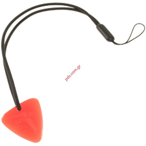 Γνήσιο πενάκι γραφής οθόνης αφής plectrum Nokia 5800 με λουράκι σε κόκκινο χρώμα