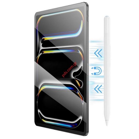 Πενάκι γραφής οθόνης HOCO GM112 White USB-C Λευκό με λειτουργία κατά της απώλειας 130 mAh Box