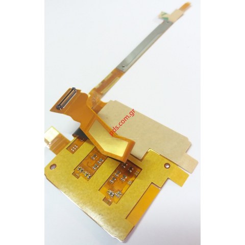 Γνήσια πλακέτα πληκτρολογίου SonyEricsson W902 με ταινία για τα πλαινά πλήκτρα PBA Keyfoil Kypad ui board flex cable