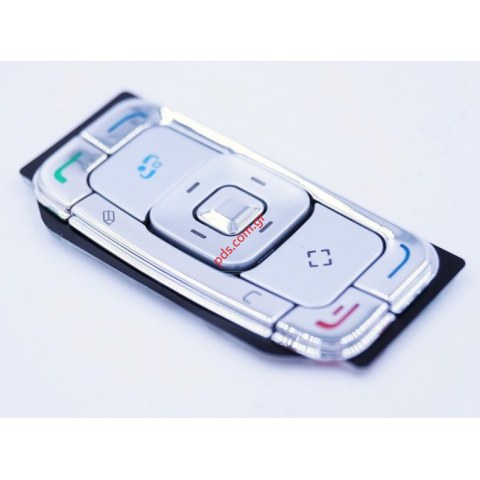 Γνήσιο εξωτερικό άνω πληκτρολόγιο Nokia N95 Silver Latin S60 