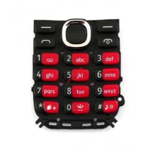 Γνήσιο εξωτερικό πληκτρολόγιο Νokia 112 Red Latin