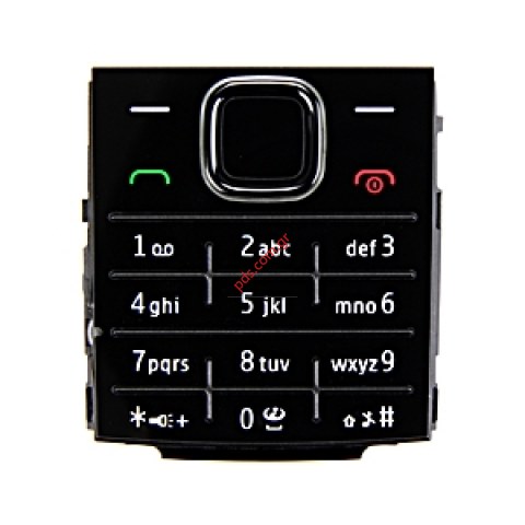 Γνήσιο εξωτερικό πληκτρολόγιο Nokia X2-00 μαύρο Latin (Black Red version)