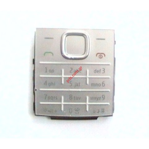 Γνήσιο εξωτερικό πληκτρολόγιο Nokia X2-00 Silver Latin (Silver Blue version)