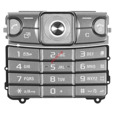Γνήσιο εξωτερικό πληκτρολόγιο SonyEricsson C510 Latin ασημί