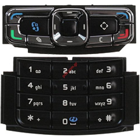 Γνήσιο Nokia N95 8GB πληκτρολόγιο set Warm Black