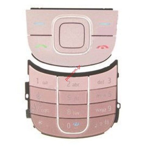 Γνήσιο πληκτρολόγια Nokia 3600s Pink Latin set αριθμητικό και λειτουργιών. 