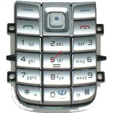 Γνήσιο πληκτρολόγιο ασημί για το ΝΟΚΙΑ 6020