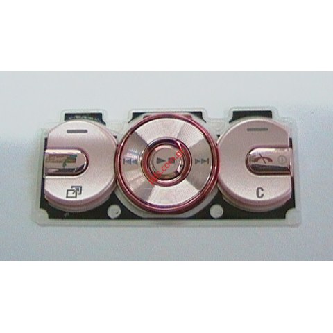 Γνήσιο πληκτρολόγιο function SonyEricsson W705 λειτουργιών σε Ροζ χρώμα